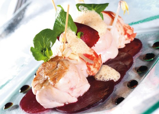 <h6 class='prettyPhoto-title'>Lobster and sweetbreads</h6>