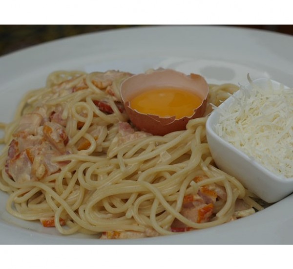 <h6 class='prettyPhoto-title'>Spaghetti à la Carbonara</h6>