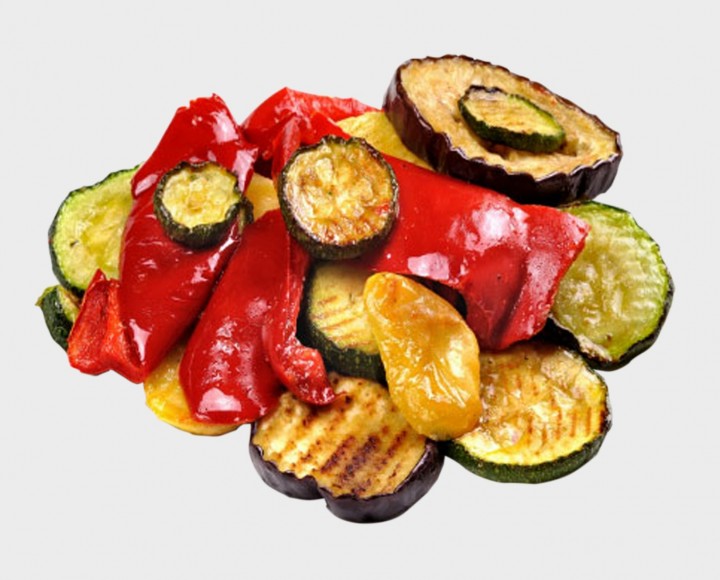 <h6 class='prettyPhoto-title'>* Grilled vegetables in the oven.</h6>