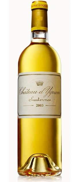 <h6 class='prettyPhoto-title'>Sauternes 1er Cru Classé Superior - Chateau d'Yquem 2003 	</h6>