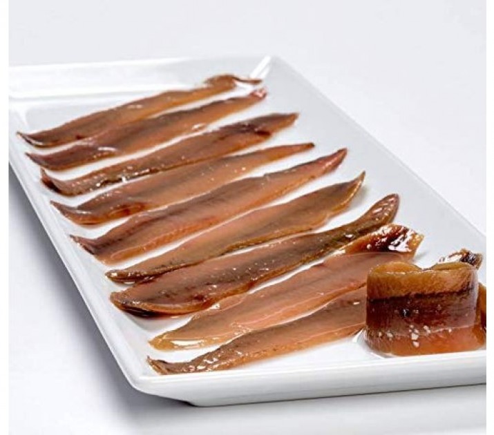 <h6 class='prettyPhoto-title'>Anchovy fillets from the Cantabricum Sea served with demi sel butter</h6>
