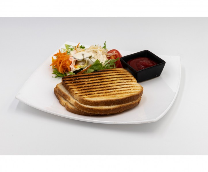 <h6 class='prettyPhoto-title'>The "Croque Monsieur" Cheese & Ham and raw vegetables</h6>