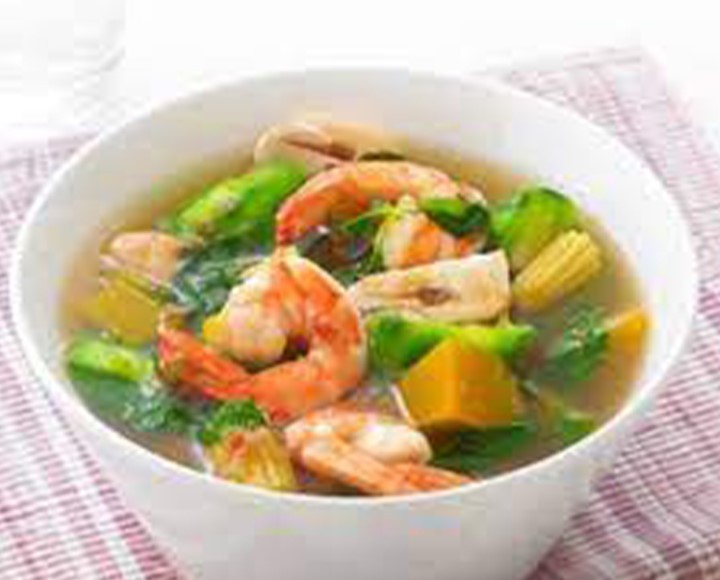 <h6 class='prettyPhoto-title'>Vegetable Soup with Prawn</h6>