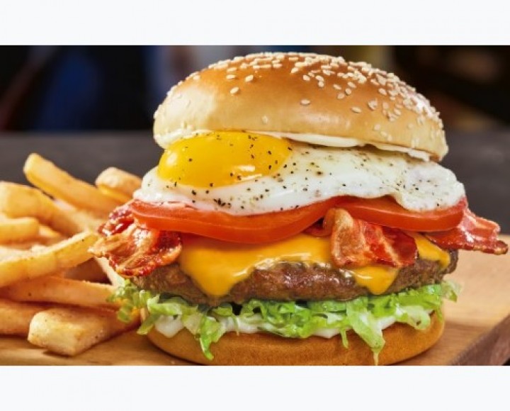 <h6 class='prettyPhoto-title'>Beef Burger With Egg, Cheese</h6>