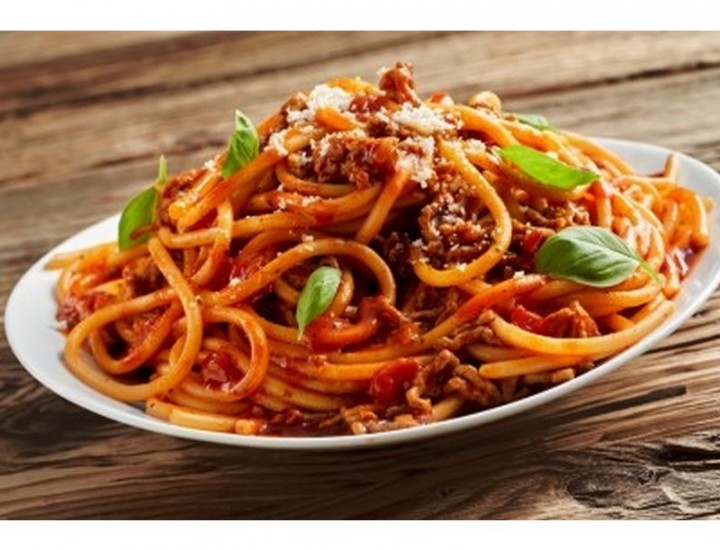 <h3 class='prettyPhoto-title'>Spaghetti Bolognese with aged parmesan</h3><br/>