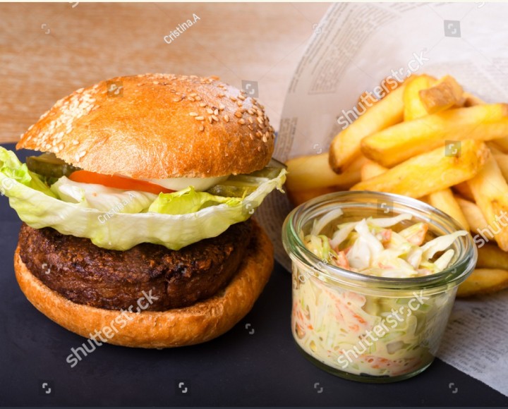 <h6 class='prettyPhoto-title'>Hamburger Dish, Fries, Cabbage Salad, Mayonnaise</h6>