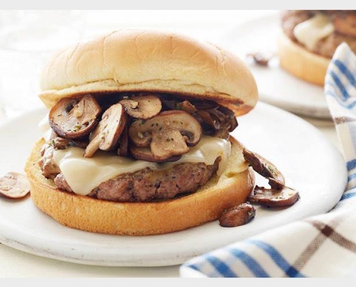 <h6 class='prettyPhoto-title'>Mushroom Beef Burger</h6>