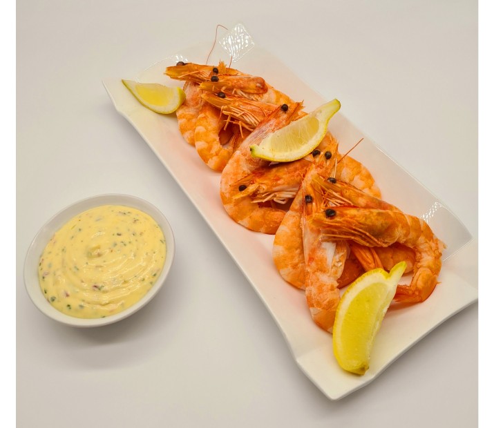 <h6 class='prettyPhoto-title'>Bouquet of Pink Shrimps and its tartar sauce with Espelette pepper</h6>