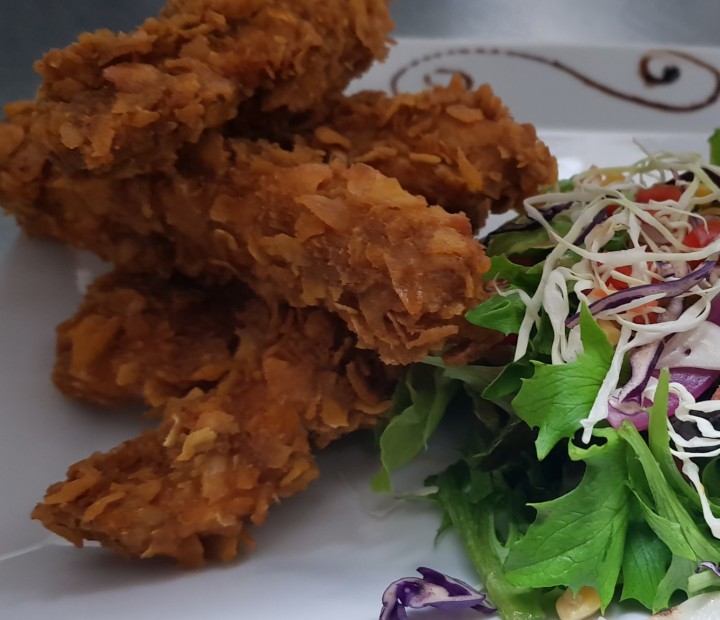 <h6 class='prettyPhoto-title'>Chicken tenders and salad</h6>