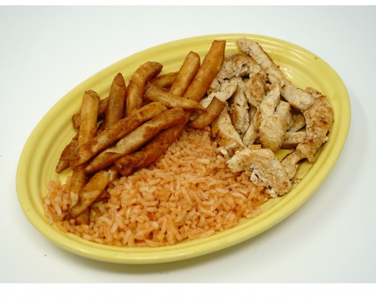<h6 class='prettyPhoto-title'>Grilled Chicken w/ Rice & Fries</h6>