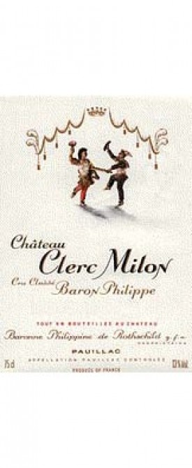 <h6 class='prettyPhoto-title'>Château Clerc Milon, Grand Cru Classé - 1995</h6>