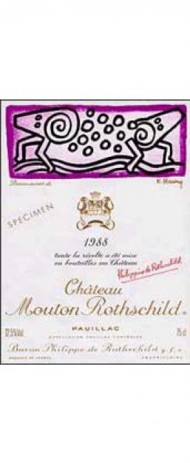 <h6 class='prettyPhoto-title'>Château Mouton Rothschild, 1er Cru Classé - 1988</h6>