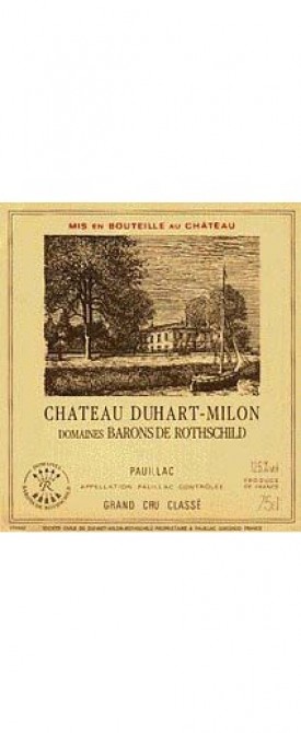 <h6 class='prettyPhoto-title'>Château Duhart Milon Rothschild, 4ième Grand Cru Classé - 1998 </h6>