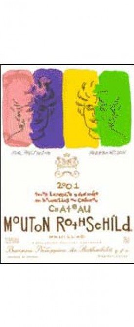 <h6 class='prettyPhoto-title'>Château Mouton Rothschild, 1er Cru Classé - 2001</h6>