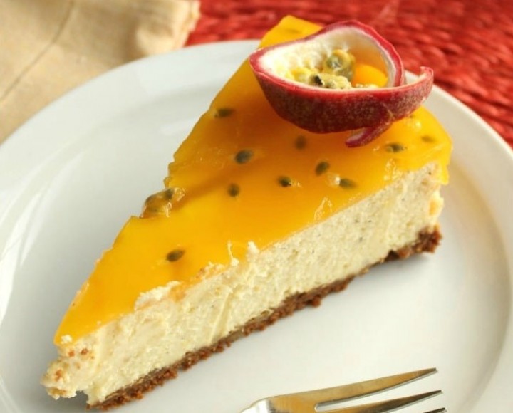 <h6 class='prettyPhoto-title'>Mango Custard cake with Passion Fruit Sauce </h6>