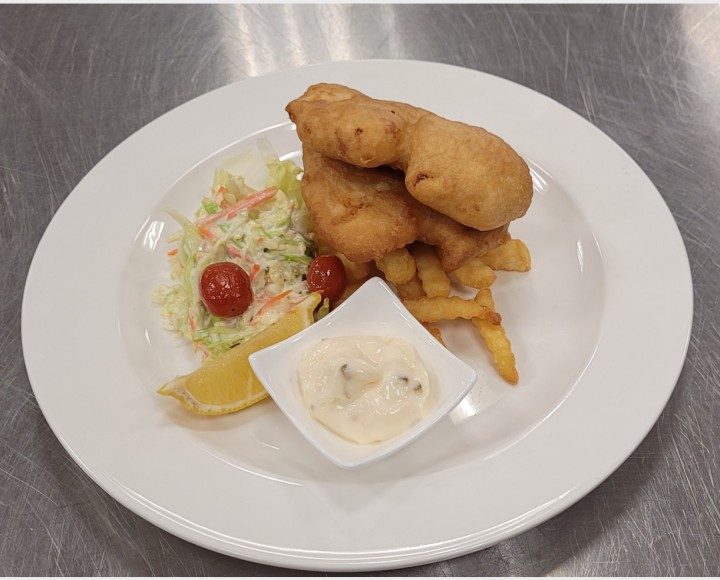 <h6 class='prettyPhoto-title'>Batter Fish Fillet with Tartar Sauce Coleslaw & French Fries</h6>