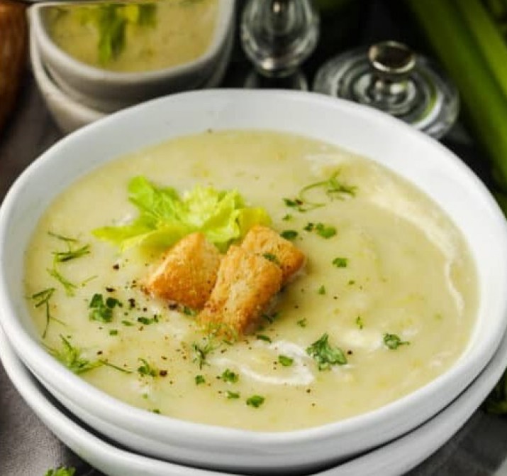 <h6 class='prettyPhoto-title'>Cream of Celery with Croutons</h6>