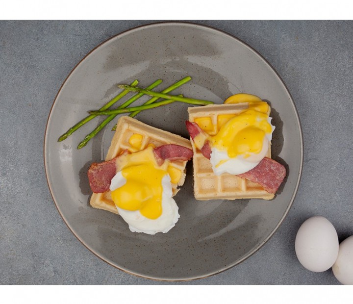 <h6 class='prettyPhoto-title'>Waffle Benedict</h6>