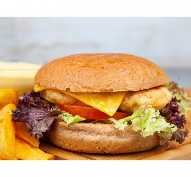 <h6 class='prettyPhoto-title'>Baked Chicken Burger</h6>