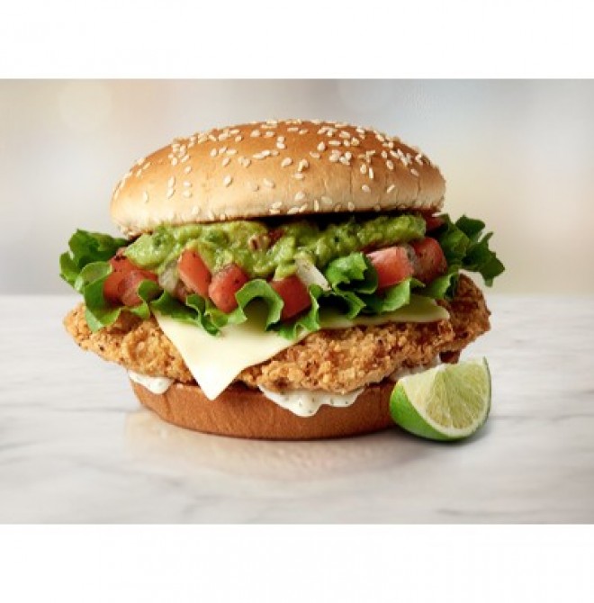 <h6 class='prettyPhoto-title'>Guacamole Chicken Burger</h6>