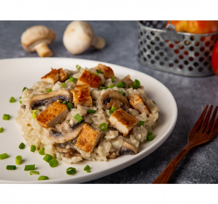 <h6 class='prettyPhoto-title'>Chicken Mushroom risotto</h6>