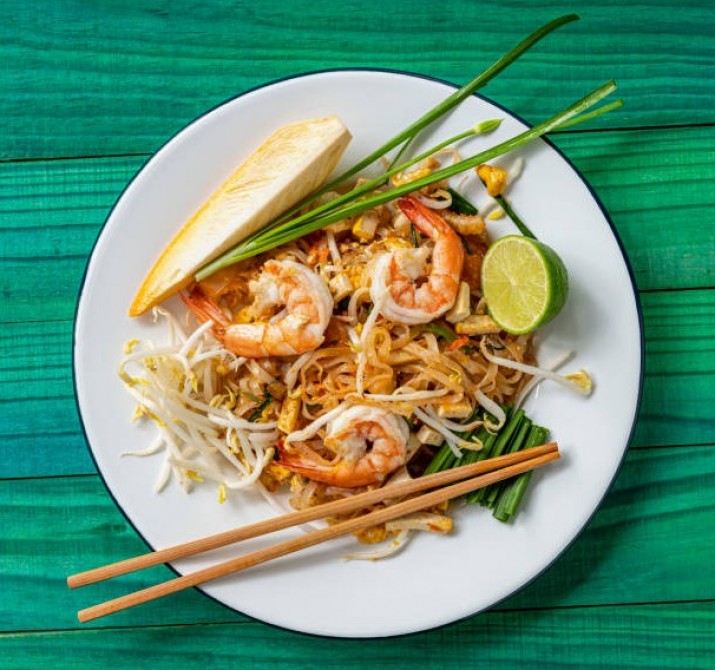 <h6 class='prettyPhoto-title'>"Pad Thai" Fried noodle with Prawns</h6>