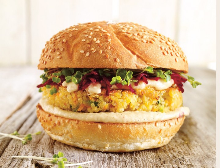 <h6 class='prettyPhoto-title'>Vegetarian Quinoa Burger (Additional Fries)</h6>
