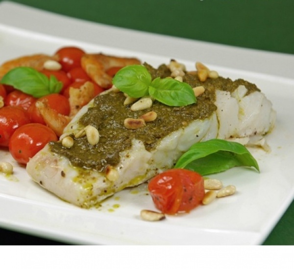 <h6 class='prettyPhoto-title'>Roasted Cod with Pesto</h6>